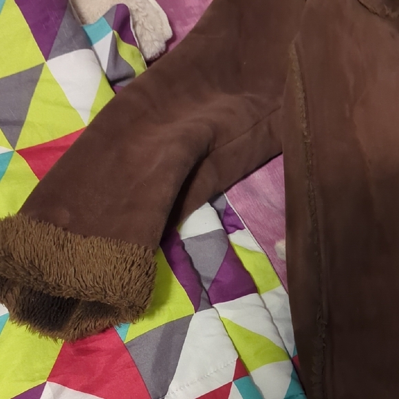 Brown Hooded Trench Coat - Picture 4 of 8